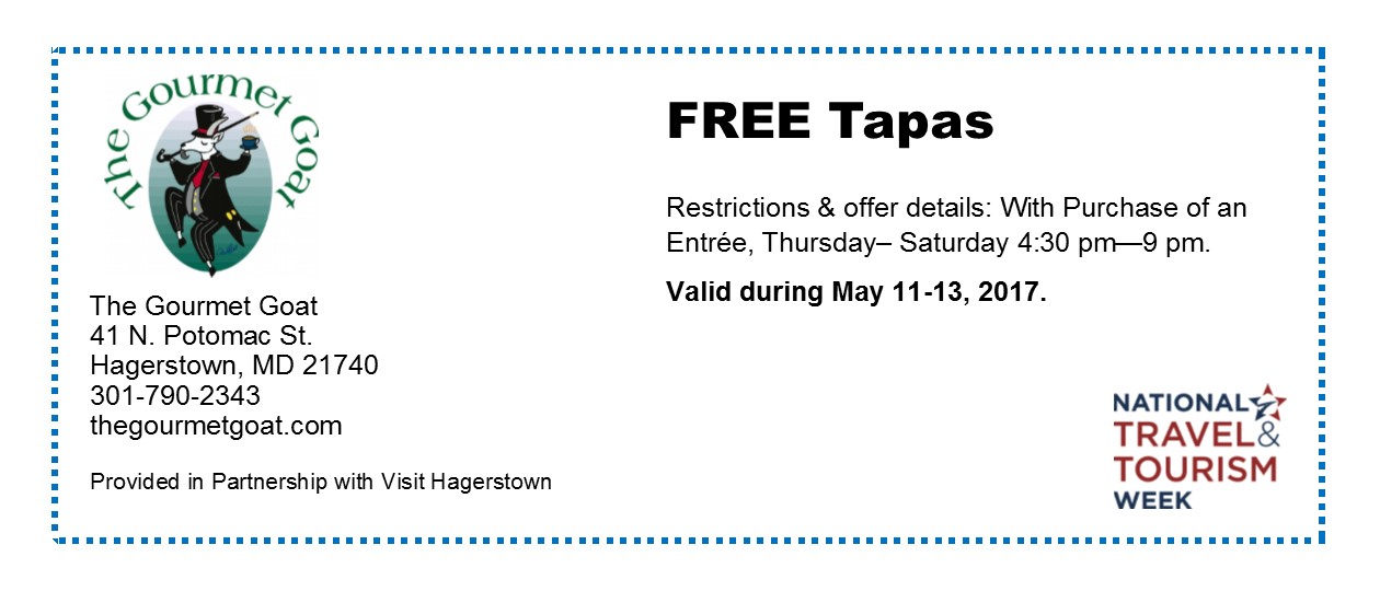 Hagerstown Tourism Offers - Gourmet Goat